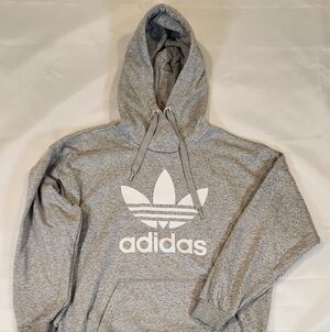 Adidas Gray Men's Hoodie Size S